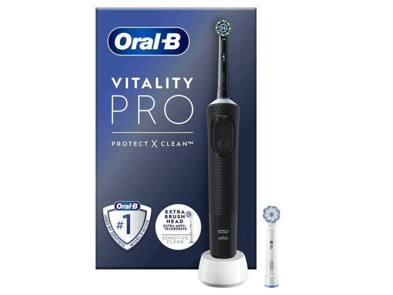Електрическа четка за зъби Oral-B Vitality Pro Черен Електрическа четка за зъби Oral-B Vitality Pro Черен