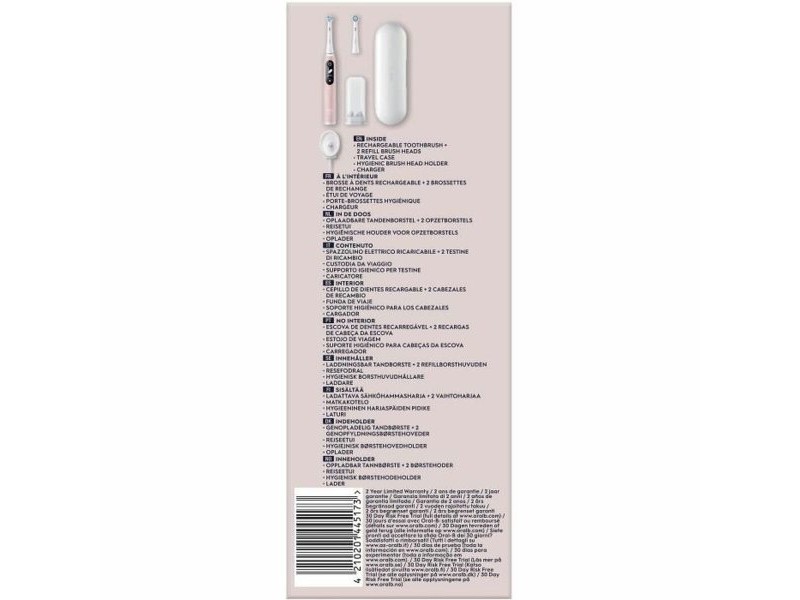 Електрическа четка за зъби Oral-B Serie iO6n Розов Електрическа четка за зъби Oral-B Serie iO6n Розов