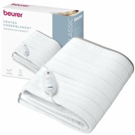 Електрическо Одеяло Beurer TS17 150 x 80 cm Бял Сив 100 % полиестер 65 W