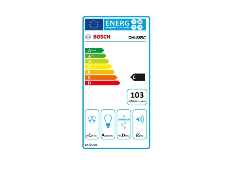 Конвенционален абсорбатор BOSCH 204716 86 cm 730 m3/h 1051W Неръждаема стомана Конвенционален абсорбатор BOSCH 204716 86 cm 730 m3/h 1051W Неръждаема стомана