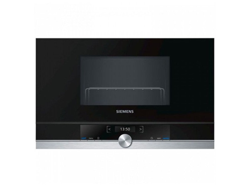 Вградена микровълнова печка Siemens AG BE634LGS1 21 L 900W 900 W Черен Черен/Сив 21 L