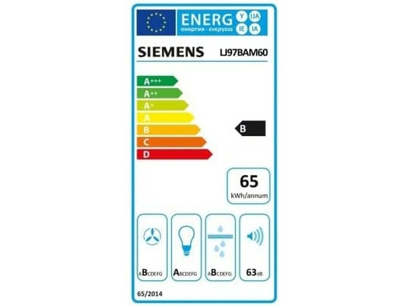 Конвенционален абсорбатор Siemens AG LJ97BAM60 Черен