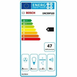 Конвенционален абсорбатор BOSCH DRC99PS20 90 cm 640 m³/h 250W A Бял