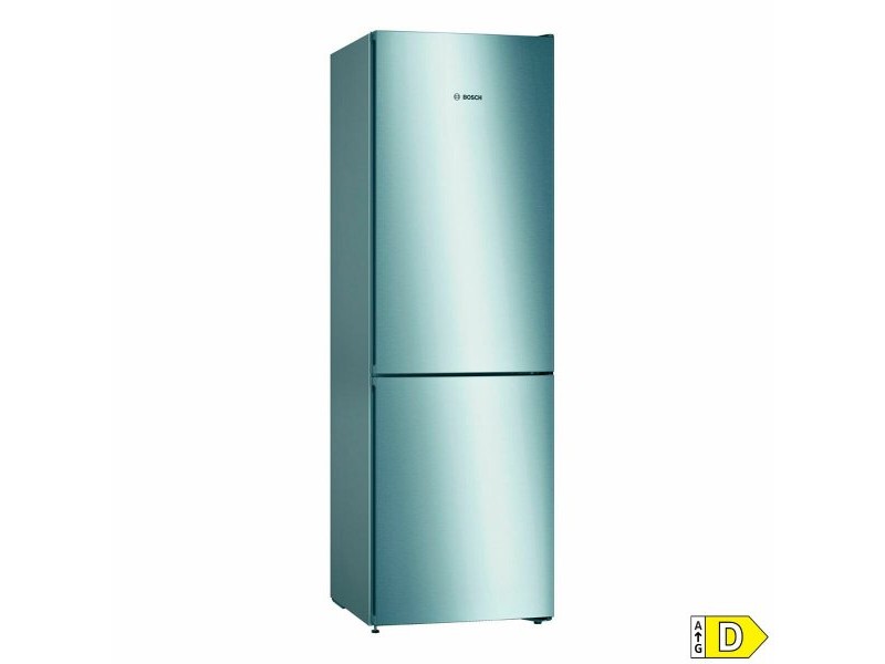Комбиниран хладилник BOSCH KGN36VIDA   186 Стомана 357 L