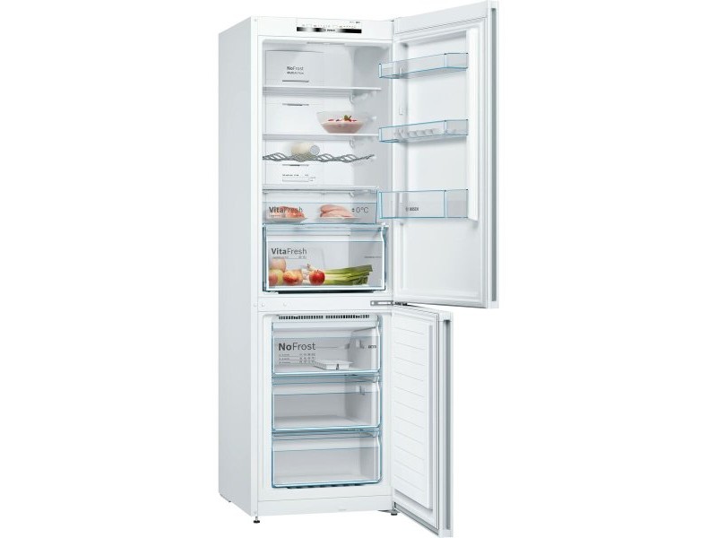 Комбиниран хладилник BOSCH KGN36VWED   186 Бял (60 x 66 x 186 cm)