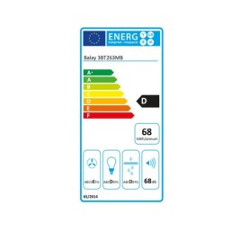 Конвенционален абсорбатор Balay 3BT263MB 60 cm 360 m³/h 68 dB 146W Бял