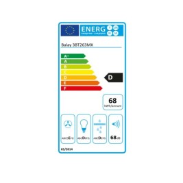 Конвенционален абсорбатор Balay 3BT263MX 60 cm 360 m3/h 68 dB 146W