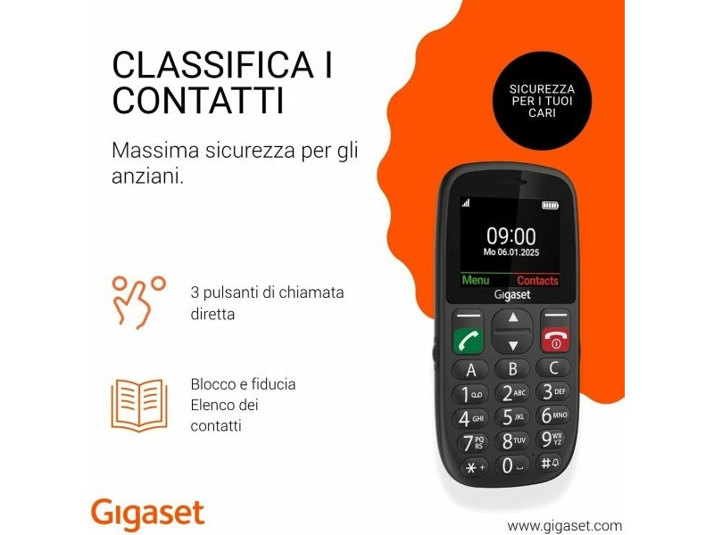 Смартфони Gigaset GL395 2,2