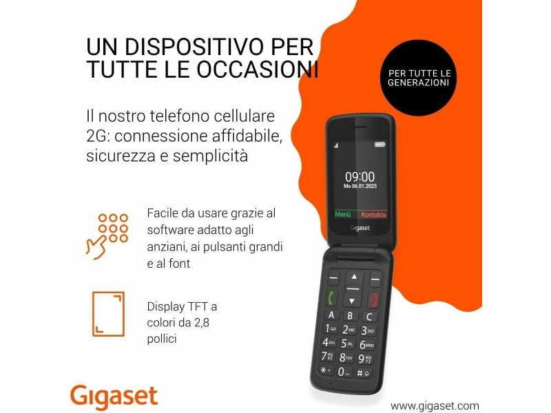 Смартфони Gigaset S30853-H1231-R101 2,8