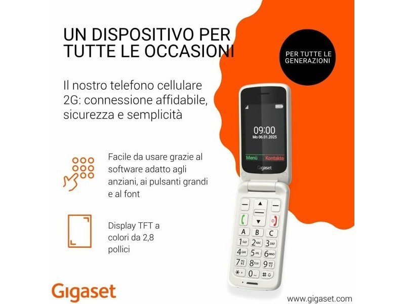 Смартфони Gigaset S30853-H1231-R103 2,8