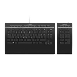 Клавиатура 3Dconnexion 3DX-700092 Черен Qwerty US