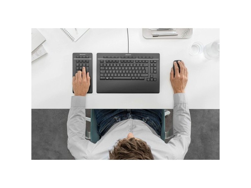 Клавиатура 3Dconnexion 3DX-700092 Черен Qwerty US