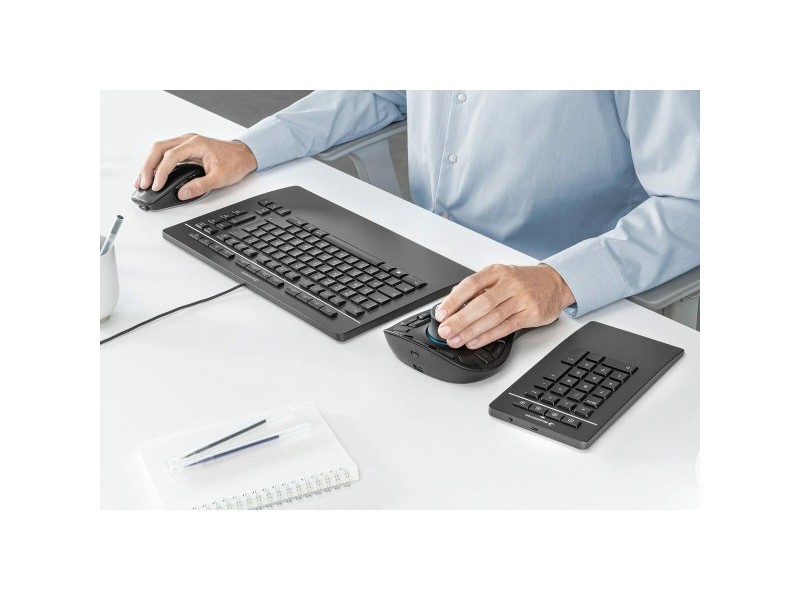 Клавиатура 3Dconnexion 3DX-700092 Черен Qwerty US