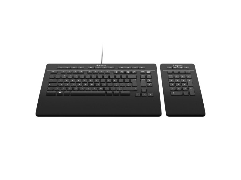 Клавиатура 3Dconnexion Keyboard Pro with Numpad Черен Испанска Qwerty