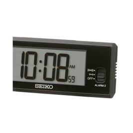 Часовник с аларма Seiko QHL093K Черен