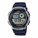Мъжки часовник Casio WORLD TIME ILLUMINATOR - 5 ALARMS, 10 YEAR BATTERY Черен Сив (Ø 40 mm) (Ø 43 mm)