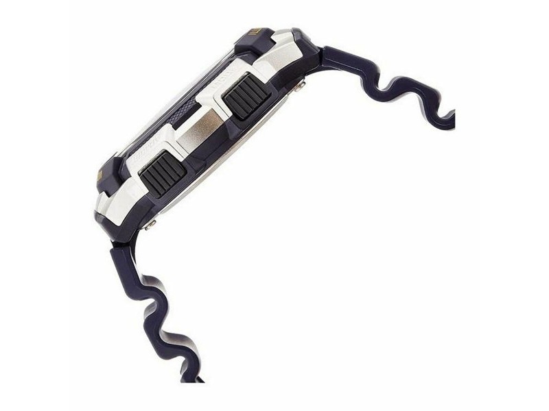 Мъжки часовник Casio WORLD TIME ILLUMINATOR - 5 ALARMS, 10 YEAR BATTERY Черен Сив (Ø 40 mm) (Ø 43 mm)