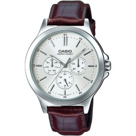 Мъжки часовник Casio MULTIFUNCTION SILVER, LEATHER (Ø 41,5 mm)
