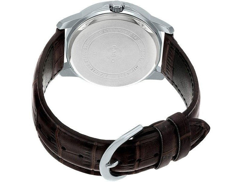 Мъжки часовник Casio MULTIFUNCTION SILVER, LEATHER (Ø 41,5 mm)