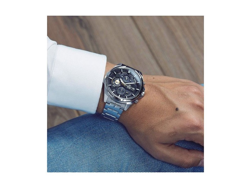 Мъжки часовник Casio EFR-556DB-2AVUEF Син Сребрист (Ø 48 mm)