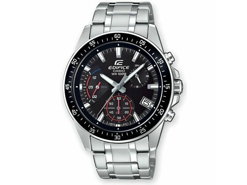Мъжки часовник Casio EFV540D1AVUEF Черен Сребрист