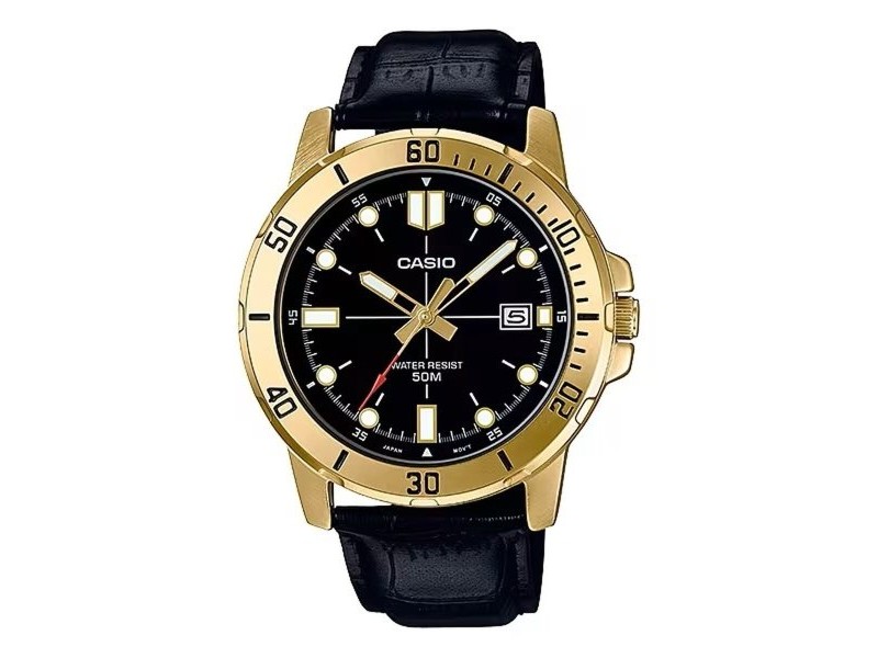 Мъжки часовник Casio DIVER Черен (Ø 45 mm)
