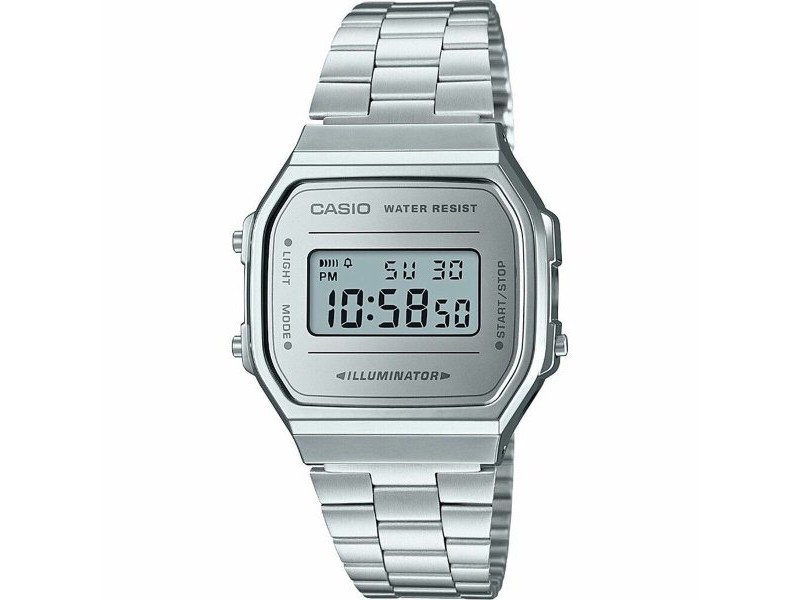 Мъжки часовник Casio A168WEM-7EF Сив Сребрист