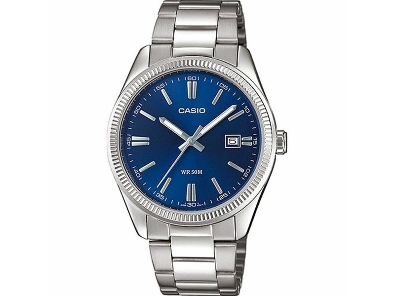 Мъжки часовник Casio MTP-1302PD-2AVEF Неръждаема стомана Аналог Кварц Сребрист