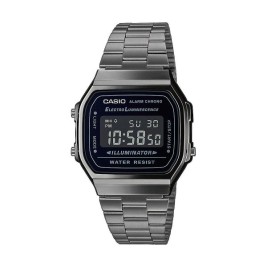 Мъжки часовник Casio A168WEGG-1BEF Черен Сребрист (Ø 36 mm) (Ø 38 mm)