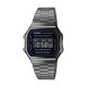 Мъжки часовник Casio A168WEGG-1BEF Черен Сребрист (Ø 36 mm) (Ø 38 mm)