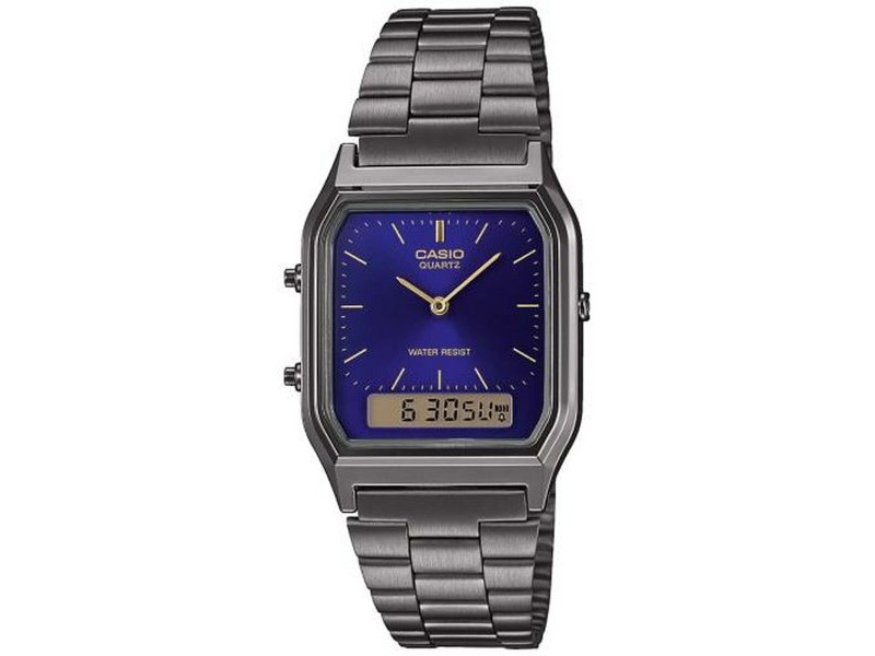 Мъжки часовник Casio AQ-230EGG-2AEF Черен Сребрист