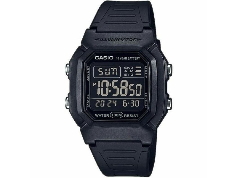 Мъжки часовник Casio W-800H-1BVES Ø 36 mm Черен Мъжки часовник Casio W-800H-1BVES Ø 36 mm Черен