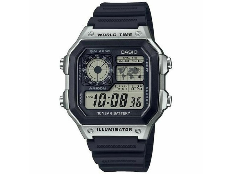 Мъжки часовник Casio Черен Сив (Ø 40 mm)