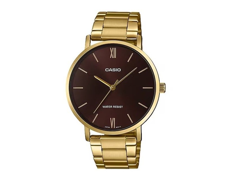 Мъжки часовник Casio MINIMAL GOLD - BROWN (Ø 40 mm)
