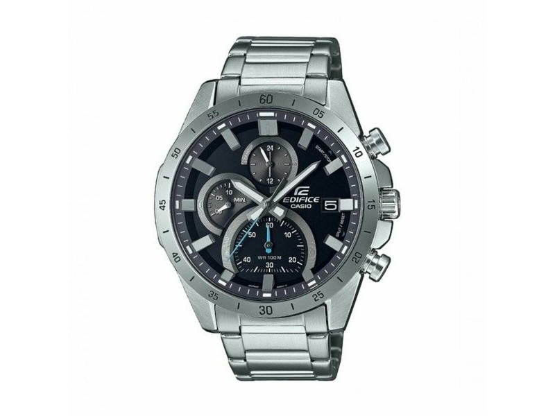 Мъжки часовник Casio EFR-571D-1AVUEF Черен Сребрист Мъжки часовник Casio EFR-571D-1AVUEF Черен Сребрист