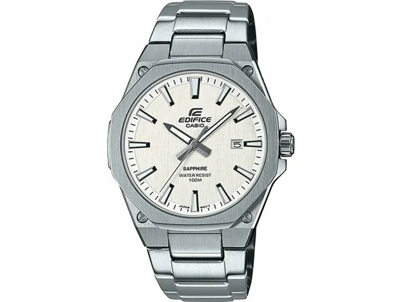 Мъжки часовник Casio EFR-S108D-7AVUEF Бял Сребрист