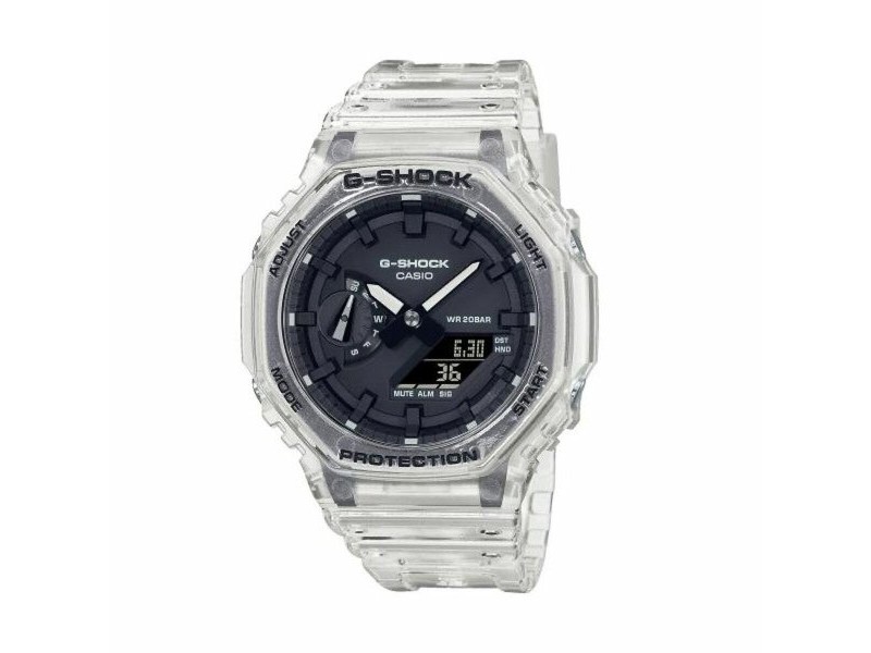 Часовник Спортен Casio GA-2100SKE-7AER Прозрачен