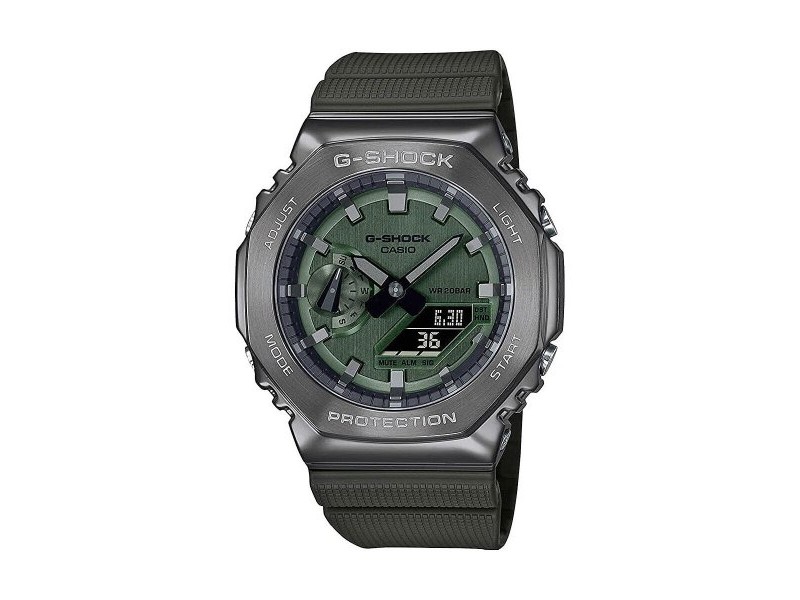 Мъжки часовник Casio G-Shock OAK METAL COVERED - Green (Ø 44,5 mm) (Ø 45 mm)