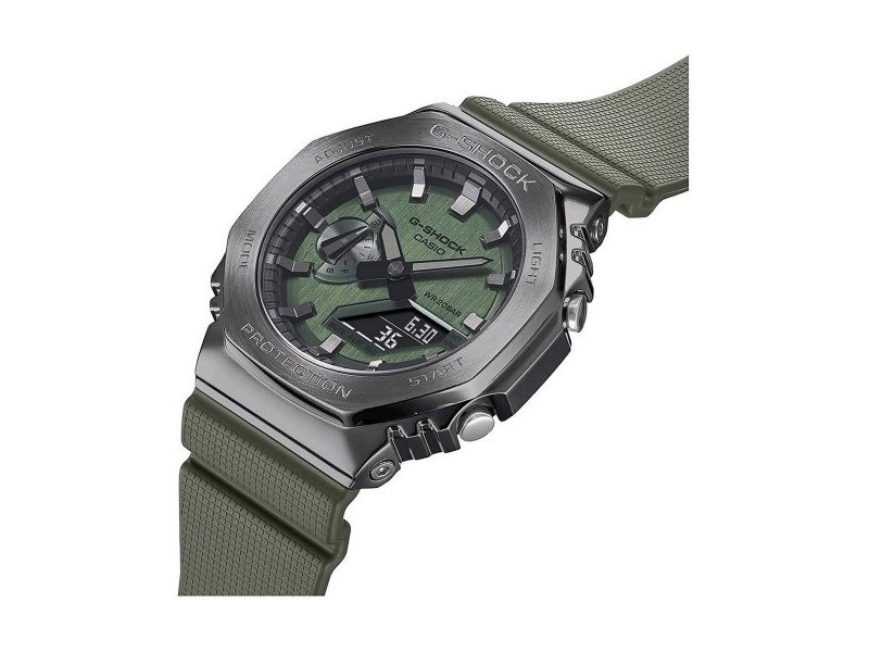 Мъжки часовник Casio G-Shock OAK METAL COVERED - Green (Ø 44,5 mm) (Ø 45 mm)