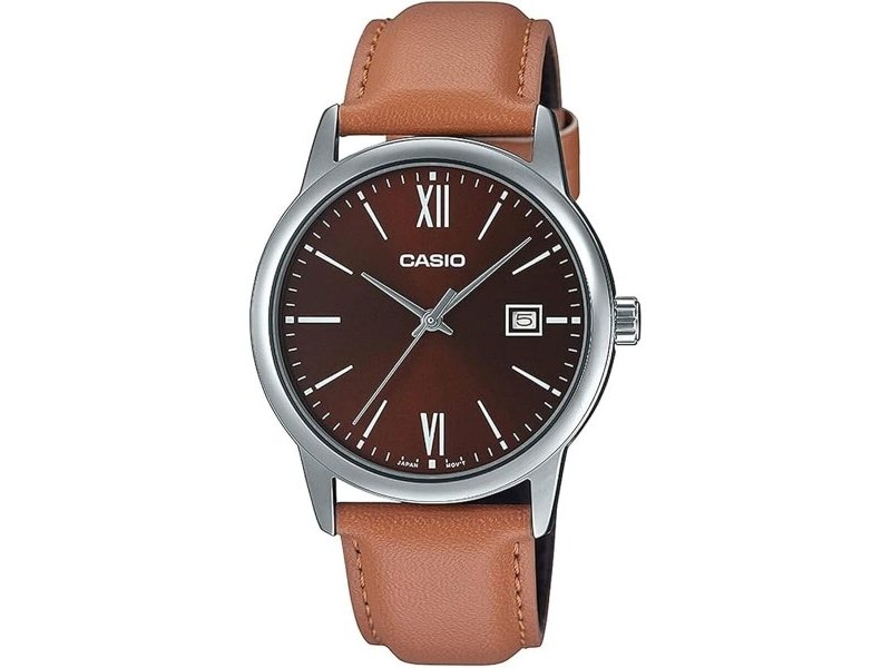 Мъжки часовник Casio DATE, LEATHER - BRONZE (Ø 37 mm)
