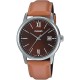 Мъжки часовник Casio DATE, LEATHER - BRONZE (Ø 37 mm)