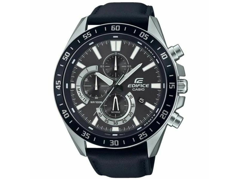 Мъжки часовник Casio EFV-620L-1AVUEF Черен Сив Сребрист