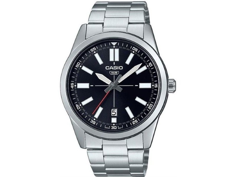 Мъжки часовник Casio COLLECTION Черен Сребрист (Ø 41 mm)