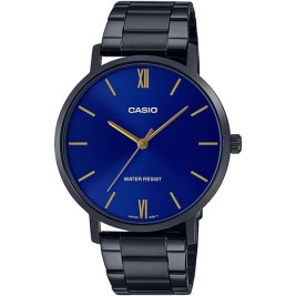Мъжки часовник Casio COLLECTION Син Черен (Ø 40 mm)