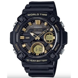 Мъжки часовник Casio OVERSIZE 10 YEAR BATTERY Черен (Ø 52 mm)