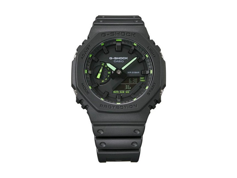 Мъжки часовник Casio G-Shock OAK - Neon Green Index (Ø 45 mm)
