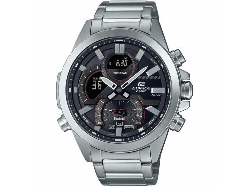 Мъжки часовник Casio Черен Сребрист Ø 46 mm