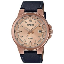 Мъжки часовник Casio 3D - LEATHER, ROSE GOLD ***SPECIAL PRICE*** Кафяв (Ø 41,5 mm)
