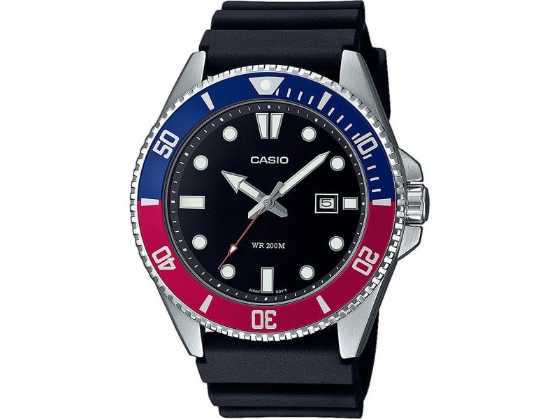 Мъжки часовник Casio MDV-107-1A3VEF Черен (Ø 44 mm)