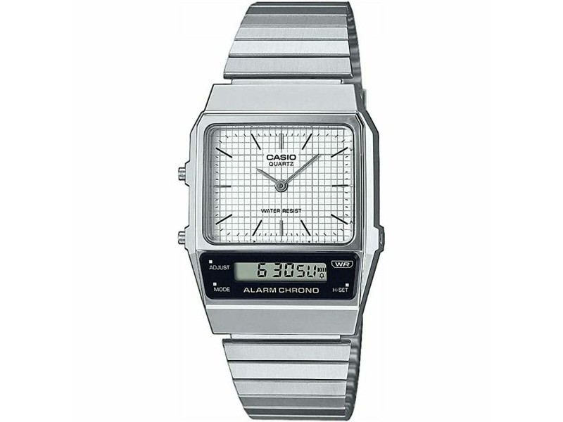 Мъжки часовник Casio AQ-800E-7AEF Сребрист (Ø 40 mm)